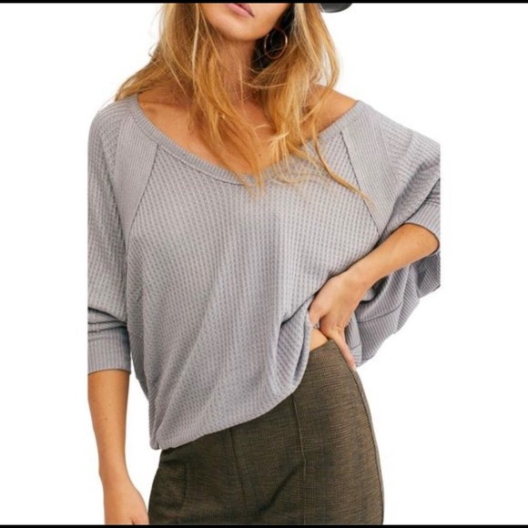 NWT FREE PEOPLE THERMAL TOP - Picture 5 of 10